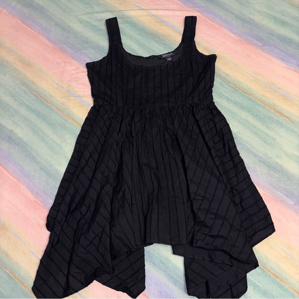 NWT Disturbia Blythe Handkerchief Hem Mini Dress - Picture 7 of 8